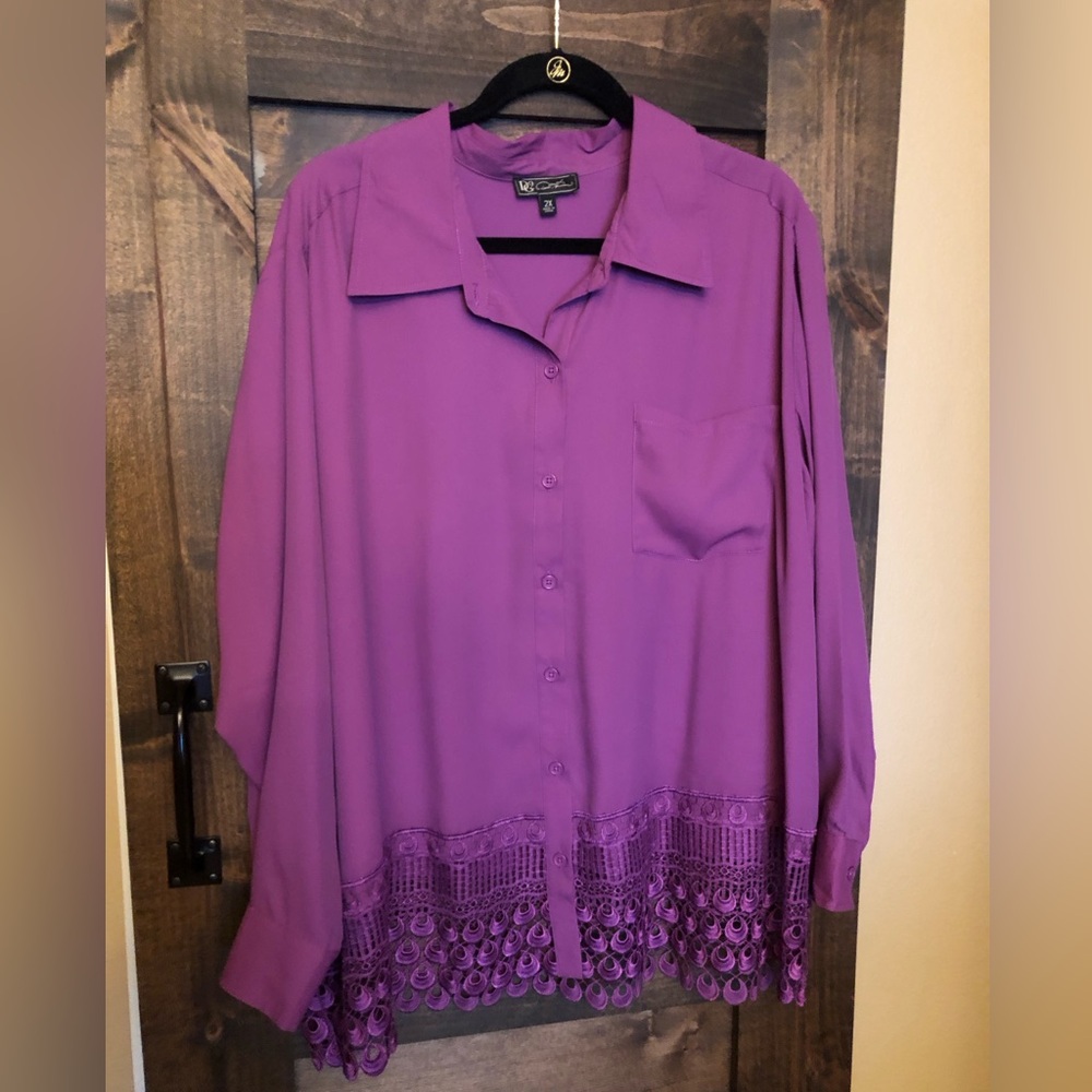Gorgeous woven blouse by Diane Gilman